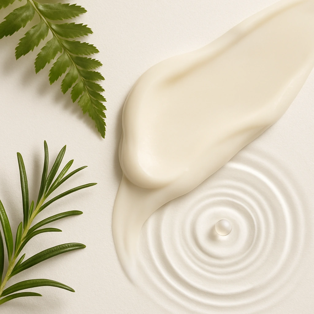 민감성 피부를 위한 퓨어리카 저자극 스킨케어 연출 이미지